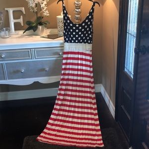 Red, White & Blue Dress